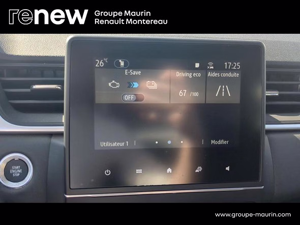 RENAULT Captur 1.6 E-Tech hybride 145ch Evolution - Miniature 14